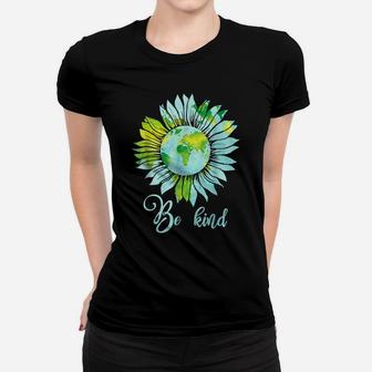Be Kind Daisy Earth Hippie Shirt Flower Child Tee Women T-shirt | Crazezy AU