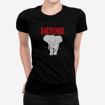 Be Kind To Elephants 2 Women T-shirt - Thegiftio UK