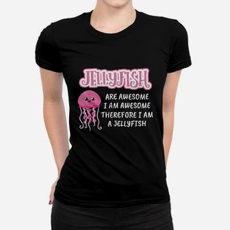 Beach Jellyfishes Are Awesome Art Dress Gift Jellyfish Women T-shirt | Crazezy