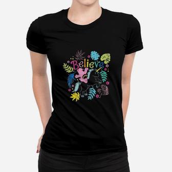 Bears Believe Unicorn Women T-shirt | Crazezy