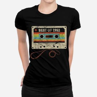 Best Of 1982 Funny Vintage 38Th Birthday Gift For Men Women Women T-shirt | Crazezy