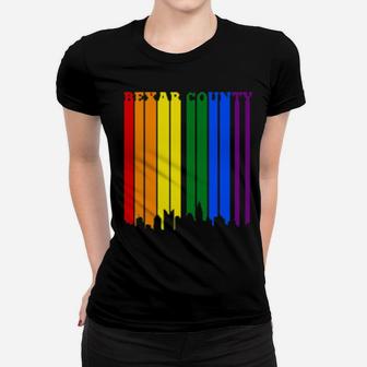 Bexar County Texas Lgbtq Gay Lesbian Pride T Shirt Women T-shirt - Monsterry UK