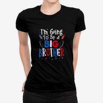 Big Brother Cute 4Th Of July Announcement Gift Women T-shirt | Crazezy CA