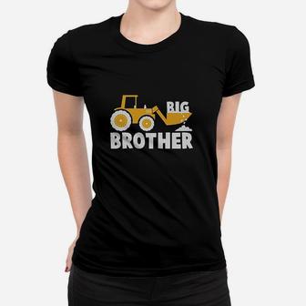 Big Brother Tractor Loving Boy Women T-shirt | Crazezy CA