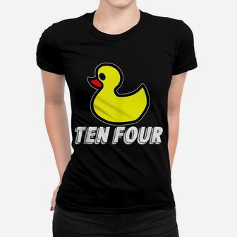 Big Ten Four Rubber Duck Convoy Trucker Women T-shirt | Crazezy