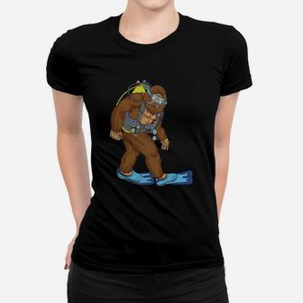 Bigfoot Scuba Diving Shirt Diving Shirts For Men And Women Women T-shirt - Thegiftio UK