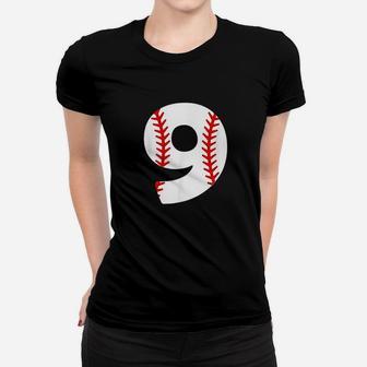 Birthday 9Th Baseball Women T-shirt | Crazezy DE