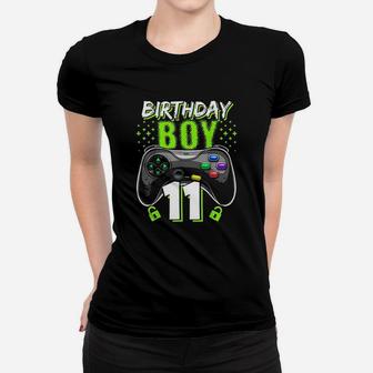 Birthday Boy 11 Video Game Controller Gamer 11Th Birthday Women T-shirt | Crazezy UK