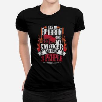 Bourbon Bbq For A Whiskey Loving Grill Chef Women T-shirt - Monsterry AU