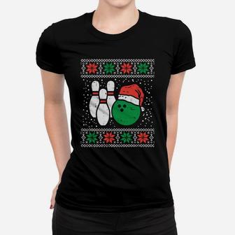 Bowling Ugly Christmas Sweater Sport Bowls Xmas Men Gift Sweatshirt Women T-shirt | Crazezy AU