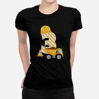 Boys Construction Dump Truck 3Rd Birthday 2 Year Old Women T-shirt | Crazezy UK