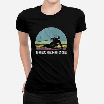 Breckenridge Ski Illustration Retro Vintage Breckenridge Women T-shirt | Crazezy CA