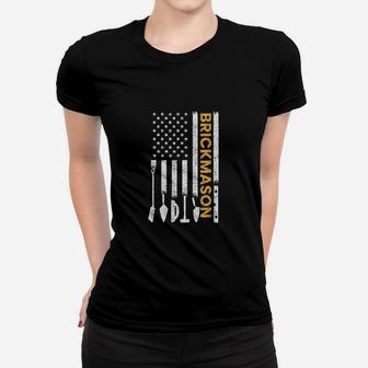 Bricklayer American Flag Women T-shirt | Crazezy DE