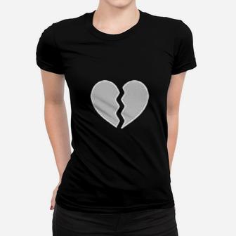 Broken Heart Women T-shirt | Crazezy