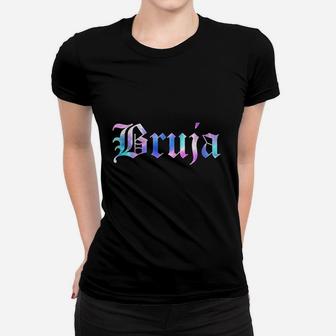 Bruja Old English Chola Galaxy Ombre Women T-shirt | Crazezy AU