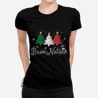Buon Natale Italian Christmas Tree - Xmas Women T-shirt | Crazezy AU