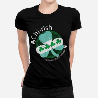 Chicago St Patricks Day Irish Green Saint Patrick Lucky Women T-shirt | Crazezy AU