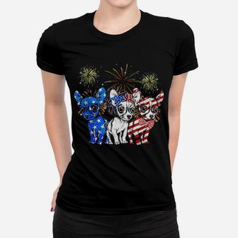 Chihuahua Dog 4Th Of July Independence Day American Flag Women T-shirt - Monsterry UK