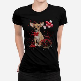 Chihuahua Valentines Day Dog Valentine Women T-shirt - Monsterry UK