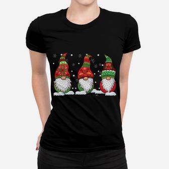 Chillin' With My Gnomies Nordic Gnome Christmas Pajama Gift Women T-shirt | Crazezy
