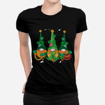 Chillin' With My Gnomies Three Gnomes Saint Patrick Day Gift Women T-shirt | Crazezy AU
