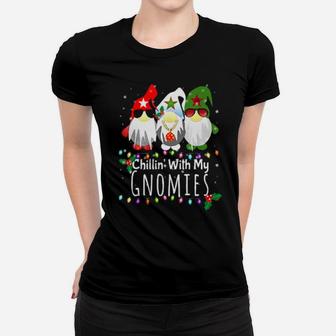 Chillin With My Gnomies Women T-shirt - Monsterry