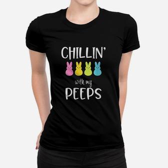 Chillin With My Peeps Marshmallows Lovers Women T-shirt | Crazezy
