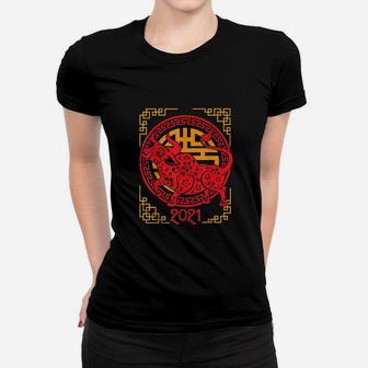Chinese New Year Of Ox 2021 Women T-shirt - Thegiftio UK