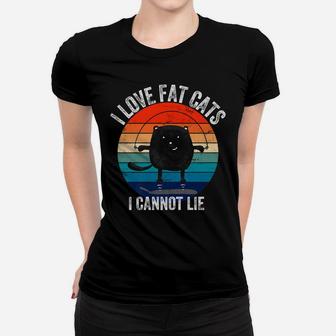 Chonk I Love My Fat Little Cat Fluffy Chunky Feline Lovers Women T-shirt | Crazezy