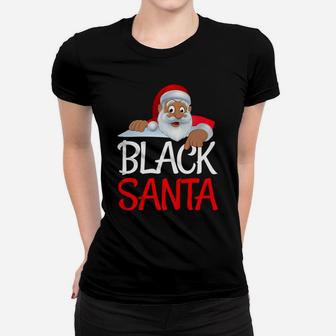 Christmas Black Lives Matter Santa African Design Sweatshirt Women T-shirt | Crazezy CA