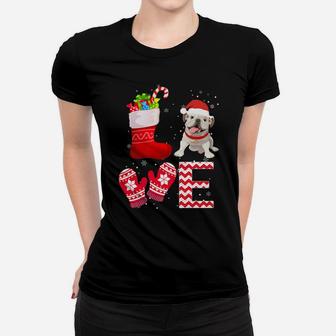 Christmas English Bulldog Lover Gifts English Bulldog Women T-shirt | Crazezy