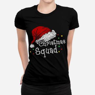 Christmas Squad Funny Santa Hat Family Matching Pajamas Boys Women T-shirt | Crazezy CA