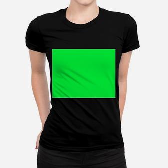 Chroma Key Tv Shirt - Green Screen For Video Special Effects Sweatshirt Women T-shirt | Crazezy UK