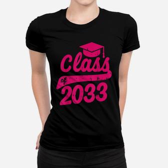 Class Of 2033 Grow With Me First Day Of Kindergarten Gift Women T-shirt | Crazezy