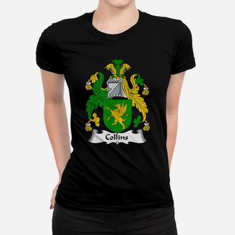 Collins Coat Of Arms - Family Crest Shirt Women T-shirt | Crazezy