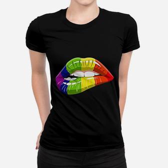 Colorful Lip Women T-shirt | Crazezy UK
