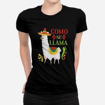 Como Se Llama Animal Funny Mexican Women T-shirt | Crazezy UK