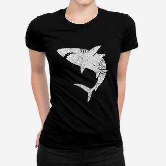 Cool Shark Graphic Great White Shark Family Gift Women T-shirt | Crazezy