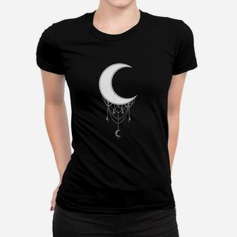 Crescent Moon Aesthetic Goth Soft Grunge Gothic Wicca Women T-shirt | Crazezy