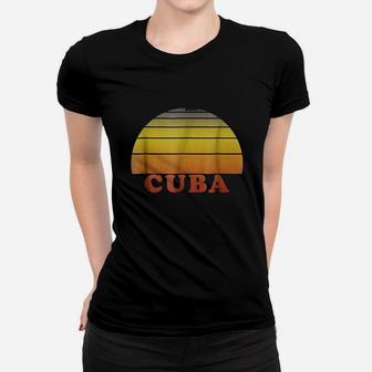 Cuba Vintage Women T-shirt | Crazezy AU