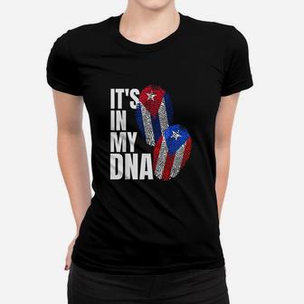 Cuban And Puerto Rican Dna Women T-shirt | Crazezy