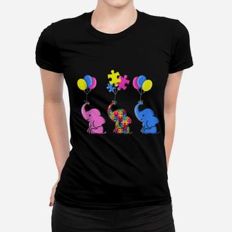 Cute Autism Elephant Autism Awareness Women T-shirt - Monsterry UK
