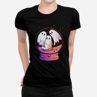 Cute Kawaii Ghost Spirits Crystal Ball Fortune Goth Pastel Sweatshirt Women T-shirt | Crazezy AU