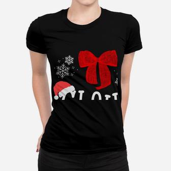 Cute Nana Claus Santa Grandma Christmas Pajama Family Gift Women T-shirt | Crazezy CA