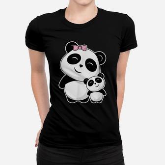 Cute Pandas - Siblings Best Friend Valentines Day Panda Bear Women T-shirt | Crazezy AU