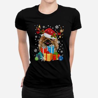 Cute Pekingese Dog Reindeer Christmas Pajama Dog Lovers Gift Sweatshirt Women T-shirt | Crazezy CA