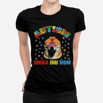 Cute Shiba Inu Lover Autism Awareness Dog Mom Gifts Women T-shirt - Monsterry UK