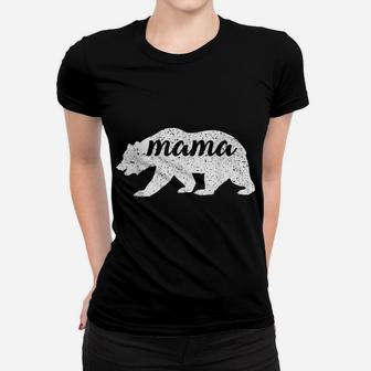 Cute Vintage Mama Bear Mothers Day Gift Women T-shirt | Crazezy