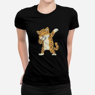 Dabbing Tiger Cute Women T-shirt | Crazezy CA