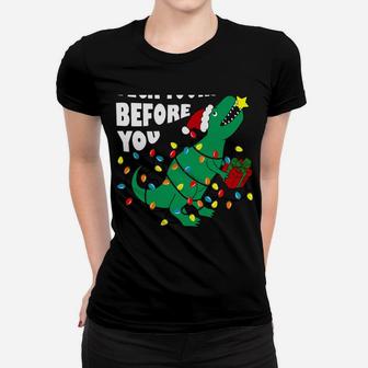 Deck Yourself Before You Rex Yourself Christmas Xmas Gift Sweatshirt Women T-shirt | Crazezy DE